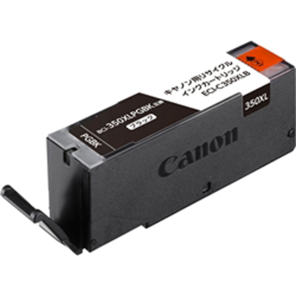 ELECOM エコリカ リサイクルインクカートリッジ/CANON/BCI-350XLPGBK互換/ブラック ECI-C350XLB