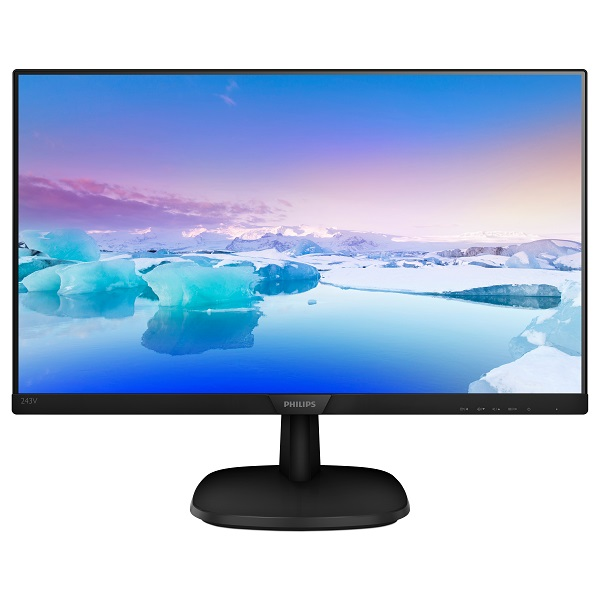 【別途送料有り】 PHILIPS(ディスプレイ) 23.8型ワイド液晶ディスプレイ ブラック 5年間フル保証（フルHD/DP/HDMI/D-Sub） 243V7QJAB/11