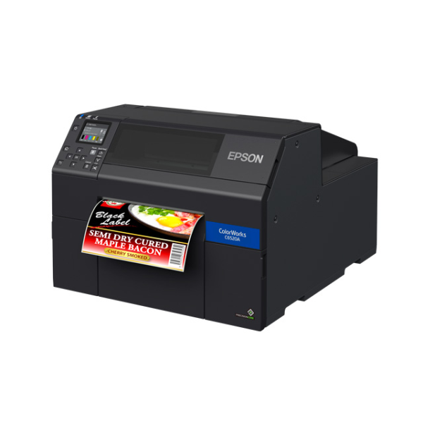 【別途送料有り】 EPSON カラーラベルプリンター/用紙幅8インチ/フォト顔料インク搭載/オートカッターモデル CW-C6520AG