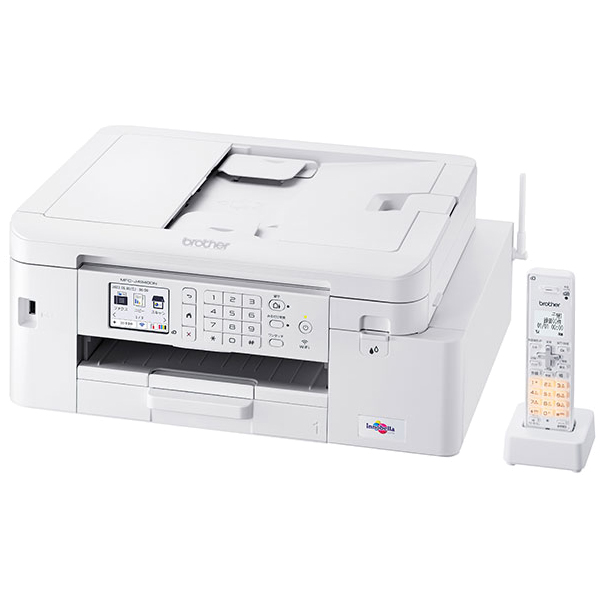 ブラザー工業 大容量ファーストタンク A4インクジェット複合機 (Wi-Fi/FAX/電話機/自動両面印刷/ｽﾏﾎ・ﾀﾌﾞﾚｯﾄ接続/ADF) MFC-J4940DN