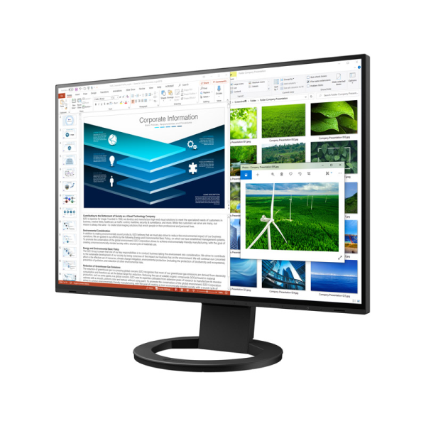 EIZO 液晶ディスプレイ 24.1型/1920×1200/HDMI、DisplayPort、USB Type-C/ブラック/スピーカー：あり EV2485-BK