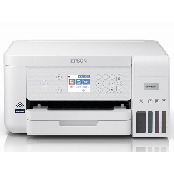 EPSON A4カラーインクジェット複合機/エコタンク搭載モデル/4色/Wi-Fi/2.4型液晶 EW-M634T