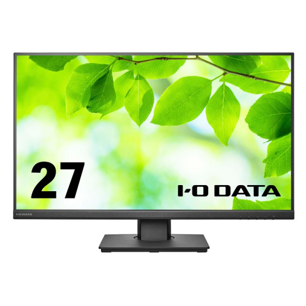 I-O DATA ワイド液晶ディスプレイ 27型/1920×1080/アナログRGB、HDMI、DisplayPort/ブラック/スピーカー：あり/5年 LCD-DF271EDB-F