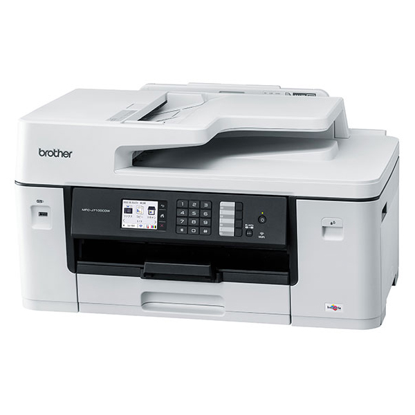 ブラザー工業 A3インクジェット複合機 （FAX/ADF/30万ページ耐久/自動両面） MFC-J7100CDW