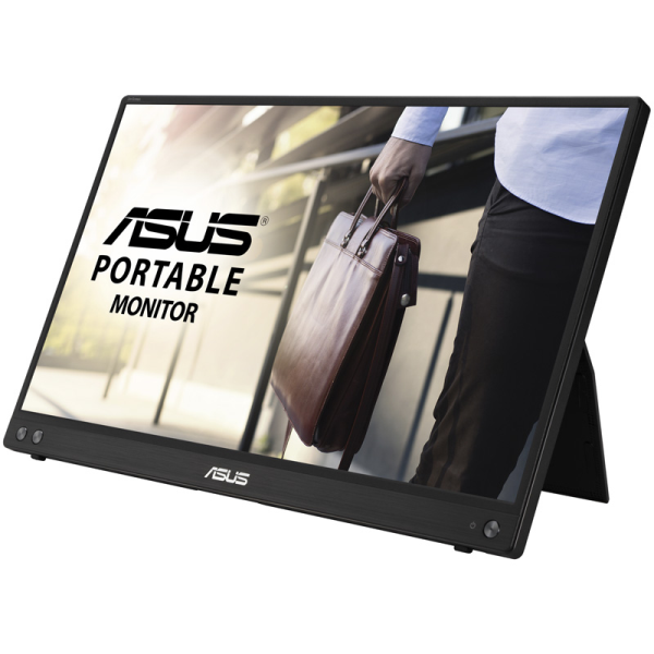 ASUS TeK 15.6型ポータブルディスプレイ/1920×1080(フルHD)/USB Type-C搭載/ブラック/スピーカー：なし MB16ACV