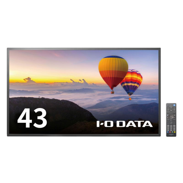 【別途送料有り】 I-O DATA 【法人限定】ワイド液晶ディスプレイ 42.5型/3840×2160/HDMI(4K 60Hz、HDCP 2.2)×3、アナログRGB×1/BK LCD-HU431D