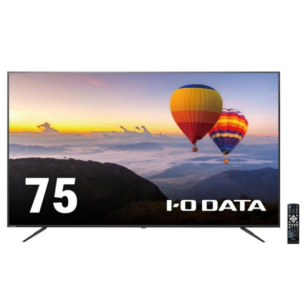 【別途送料有り】 I-O DATA 【法人限定】ワイド液晶ディスプレイ 74.5型/3840×2160/HDMI、DisplayPort、アナログRGB/BK LCD-M4K751XDB-AG