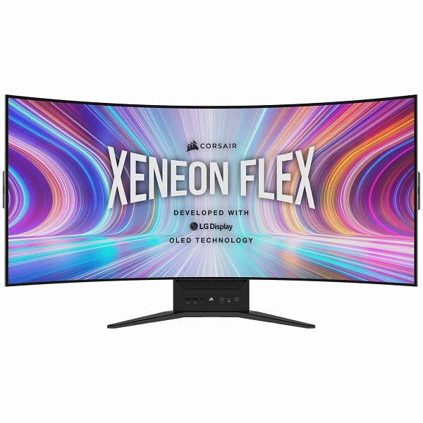 【別途送料有り】 コルセア 【法人限定】ゲーミング有機ELディスプレイ XENEON FLEX 45WQHD240 45型ウルトラワイド/3440×1440/HDMI CM-9030001-JP