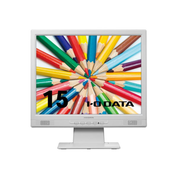 I-O DATA スクエア液晶ディスプレイ 15型/1024×768/アナログRGB、DVI-D/WH/スピーカー有//広視野角パネル採用 LCD-SAX151DW