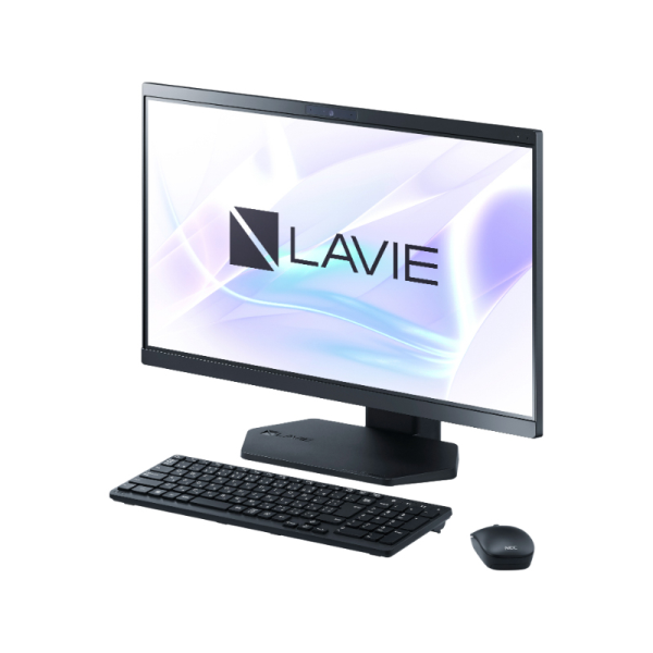NECパーソナル LAVIE A23 A2335/GAB(Ryzen 5 7530U/8GB/SSD512GB/スーパーマルチ/W11H/Of H&B/23.8/ファインBK) PC-A2355GAB
