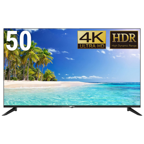 【別途送料有り】 DMM.make Distribution 【法人限定】液晶ディスプレイ 50型/3840×2160/HDMI/ブラック/スピーカー：あり DKS-4K50DG6
