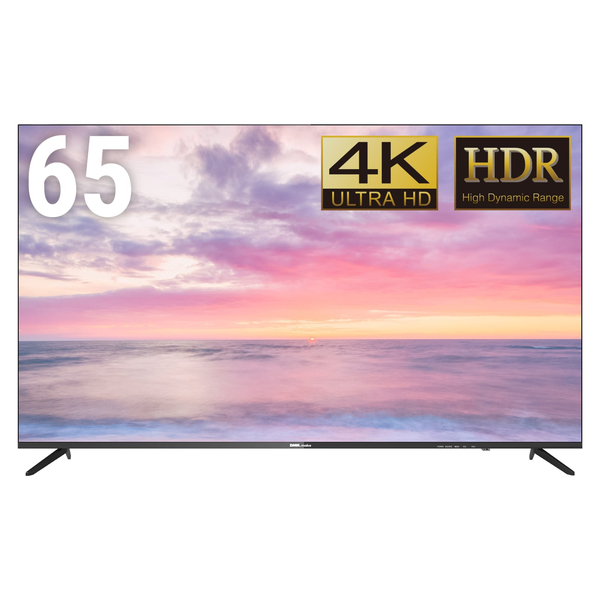 【別途送料有り】 DMM.make Distribution 【法人限定】液晶ディスプレイ 65型/3840×2160/HDMI/ブラック/スピーカー：あり DKS-4K65DG6