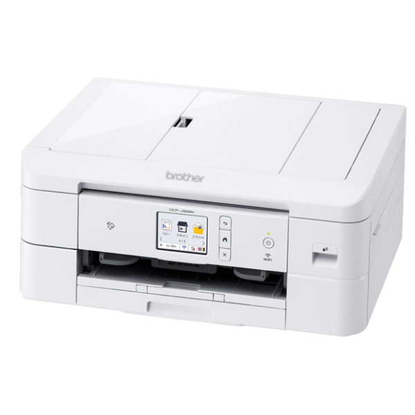 ブラザー工業 A4インクジェット複合機（ホワイト/Wi-Fi/自動両面/レーベル/2023年モデル） DCP-J928N-W