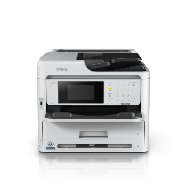 EPSON A4モノクロビジネスインクジェット複合機/約34PPM/4.3型タッチパネル/耐久性30万ページ PX-M382F
