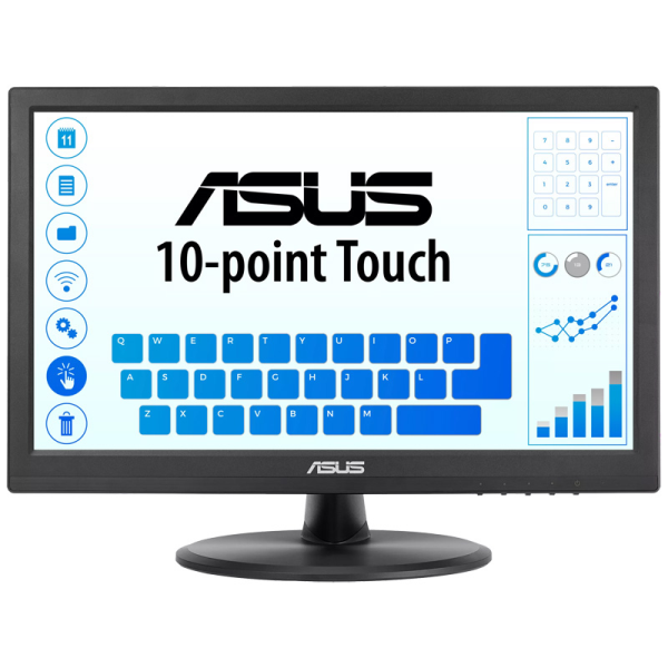 ASUS TeK 15.6型ワイド 10点マルチタッチ液晶ディスプレイ1366×768/TN/ノングレア/フリッカーフリー/HDMI・VGA VT168HR