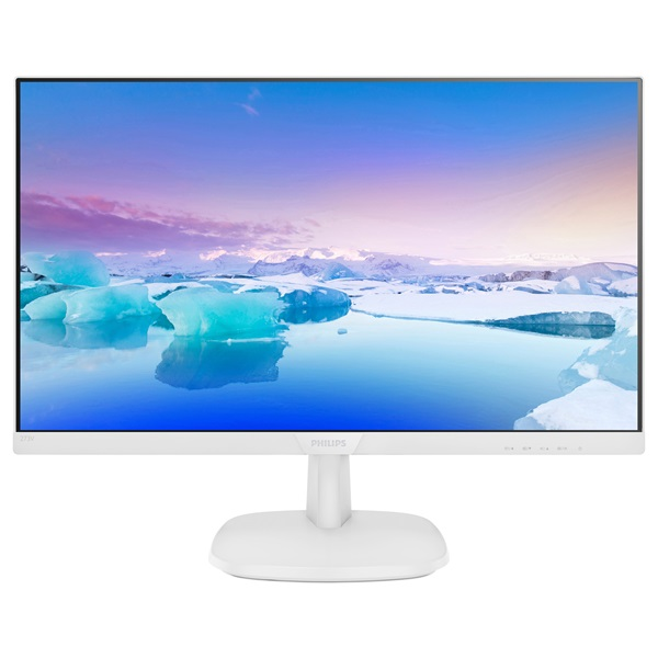 PHILIPS(ディスプレイ) 液晶ディスプレイ 27型/1920×1080/DisplayPort、HDMI、D-Sub/WH/スピーカー/5年間フル保証 273V7QJAW/11