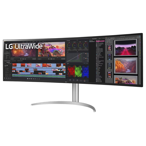 LG Electronics Japan 液晶ディスプレイ 49型/5120×1440/HDMI、DP、USB Type-C/Stand body シルバー 49WQ95C-W
