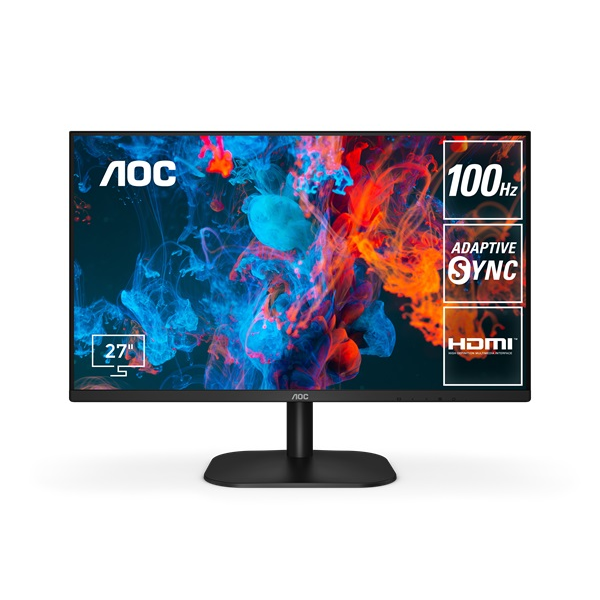 AOC 27型ワイド液晶ディスプレイ 27型/1920×1080/HDMI/ブラック/スピーカー無 27B2H2/11