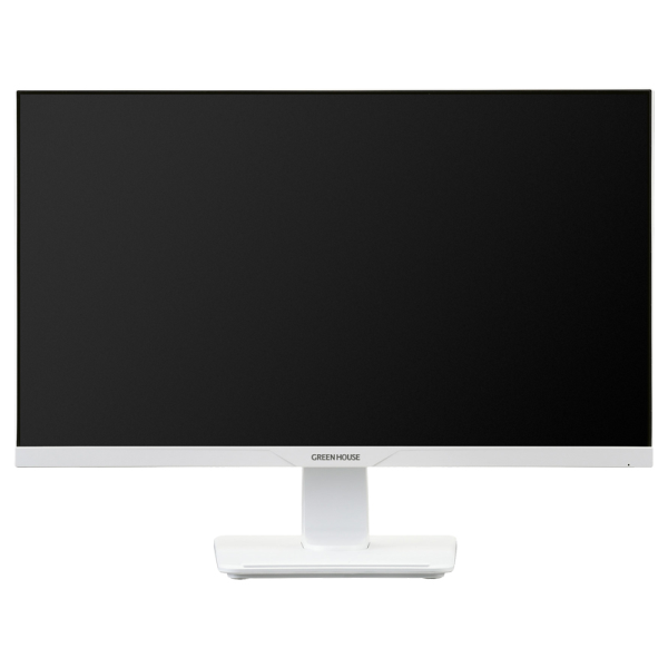 グリーンハウス 21.5型ワイド液晶ディスプレイ/1920×1080/HDMI、DP、mini D-Sub15/白/スピーカー/5年保証 GH-LCW22L-WH