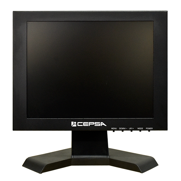 【別途送料有り】 ASK TRADING メタルキャビネット液晶監視モニター10.4型/800×600ドット/BNC、HDMI、VGA/黒/スピーカー/CVBS信号対応 LAD-DT10S