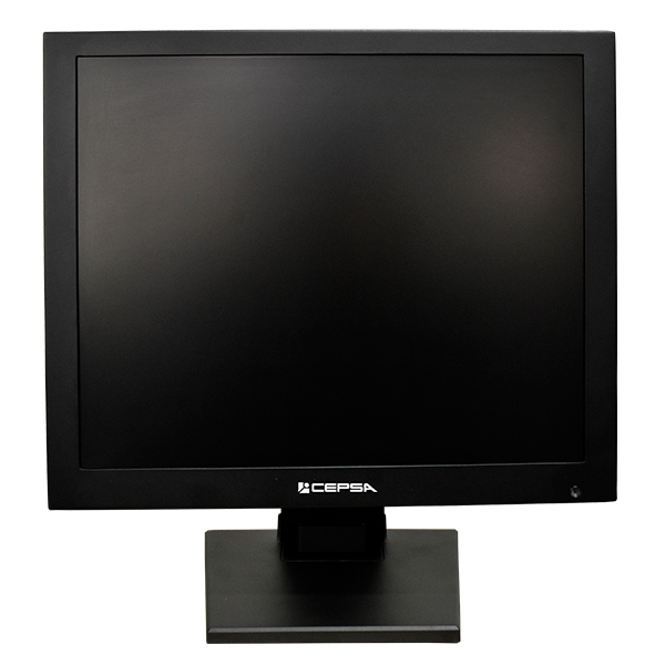 ASK TRADING メタルキャビネット液晶監視モニター19型/1280×1024ドット/BNC、HDMI、VGA/黒/スピーカー/CVBS信号対応 LAD-DT19S