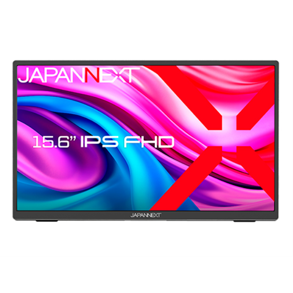 JAPANNEXT タッチパネル対応モバイルモニター 15.6型/1920×1080/HDMI×1、USB-C×2/シルバー/スピーカー有/1年保証 JN-MD-i156FHDR-T