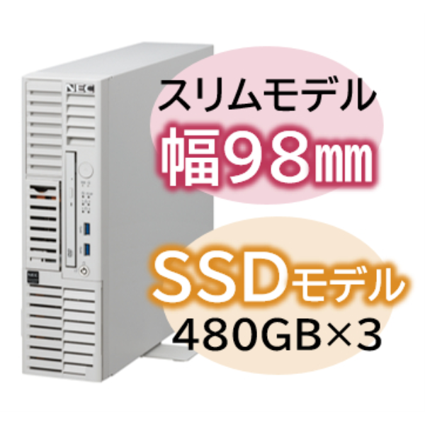 NEC Express5800/D/T110m-S Xeon E-2414 4C/16GB/SSD 480GB*3 RAID5/W2022/タワー 3年保証 NP8100-2993YPAY