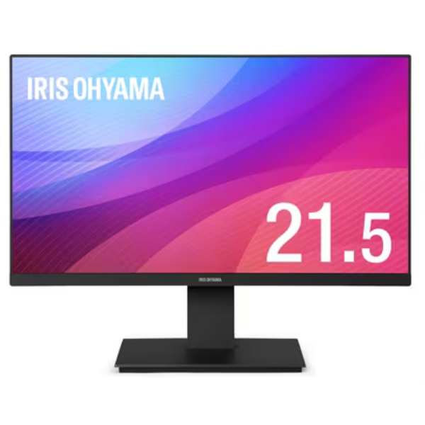 アイリスオーヤマ 液晶ディスプレイ (21.5型/1920×1080/DC IN、VGA、HDMI×1/ブラック/スピーカー：なし) ILD-D21FHT-B