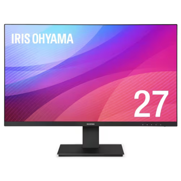 アイリスオーヤマ 液晶ディスプレイ (27型/1920×1080/DC IN、VGA、HDMI×1/ブラック/スピーカー：なし) ILD-D27FHT-B