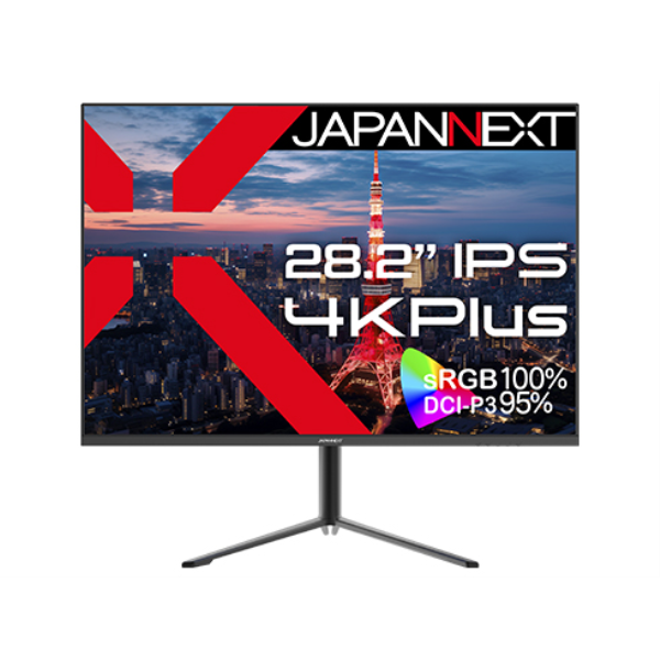 JAPANNEXT 液晶ディスプレイ 28型/3840×2560/HDMI×2、DP×2/ブラック/スピーカー有/1年保証 JN-282IPS4KP