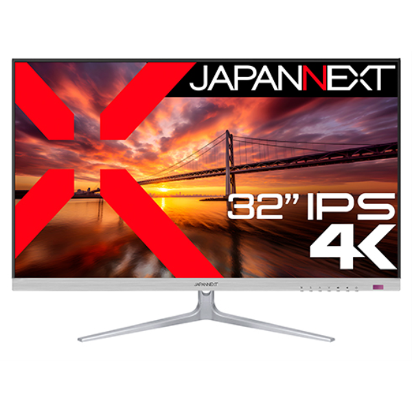 JAPANNEXT 液晶ディスプレイ 32型/3840×2160/DP×2、HDMI×2/ブラック/スピーカー有/1年保証 JN-IPS321UHD