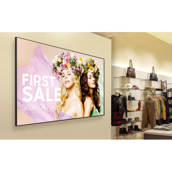 【別途送料有り】 サムスン 【法人限定】65インチ4K液晶ディスプレイ/65型/3840×2160/HDMI/スピーカーあり QB65C