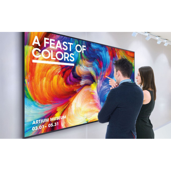 【別途送料有り】 サムスン 【法人限定】65インチ4K液晶ディスプレイ/65型/3840×2160/HDMI、DisplayPort/スピーカーあり QH65C