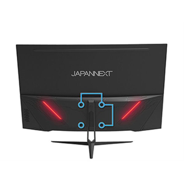 JAPANNEXT 液晶ディスプレイ 31.5型/3840×2160/HDMI×2、DP×1/ブラック/スピーカー有/1年保証 JN-VC315U