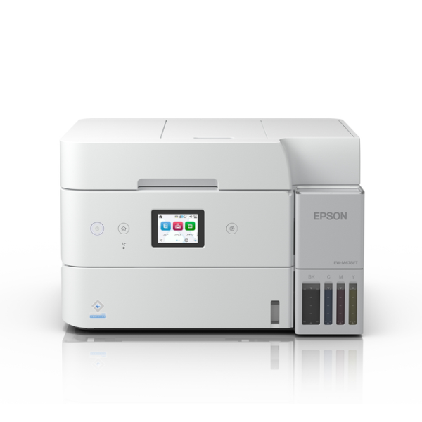 EPSON A4カラーインクジェット複合機/エコタンク搭載モデル/4色/無線・有線LAN/2.4型タッチパネル EW-M678FT