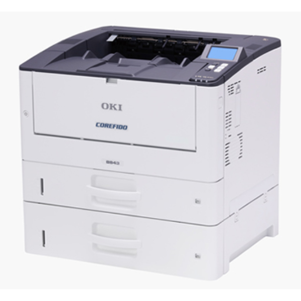 【別途送料有り】 OKI 【法人限定】【7年無償保証 メンテナンス品無償提供】A3モノクロLEDプリンターB843dnt 高速印刷COREFIDO EX B843DNT