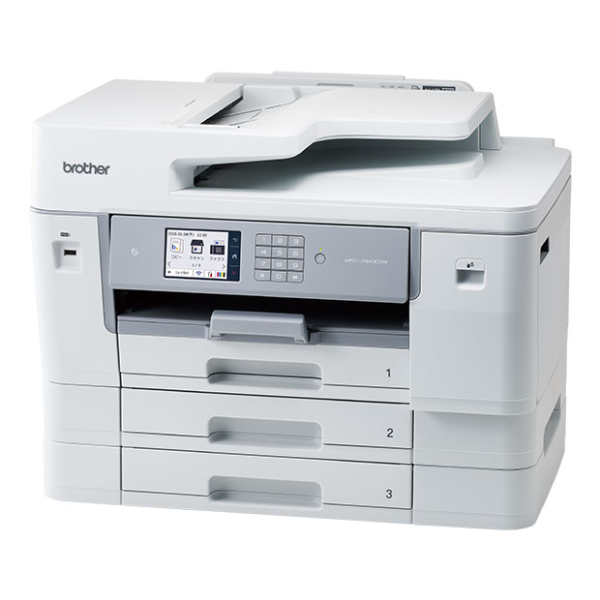 brother A3インクジェット複合機 (コピー/プリント/スキャン/FAX/低コスト/自動両面印刷/Wi-Fi/3段トレイ) MFC-J7610CDW