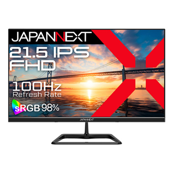 JAPANNEXT 液晶ディスプレイ 21.5型/1920×1080/HDMI×1/ブラック/スピーカー有/2年保証 JN-IPS215F2