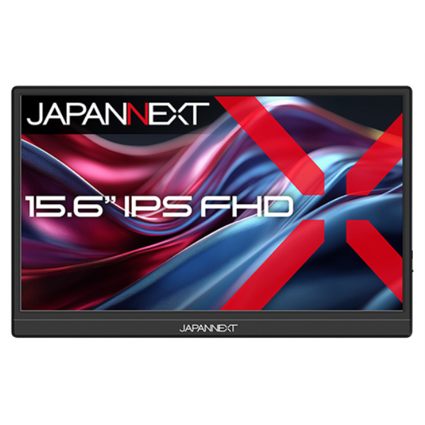 JAPANNEXT 液晶ディスプレイ 15.6型/1920×1080/miniHDMI×1、USB-C×1/ブラック/スピーカー有/2年保証 JN-MD-IPS156F3
