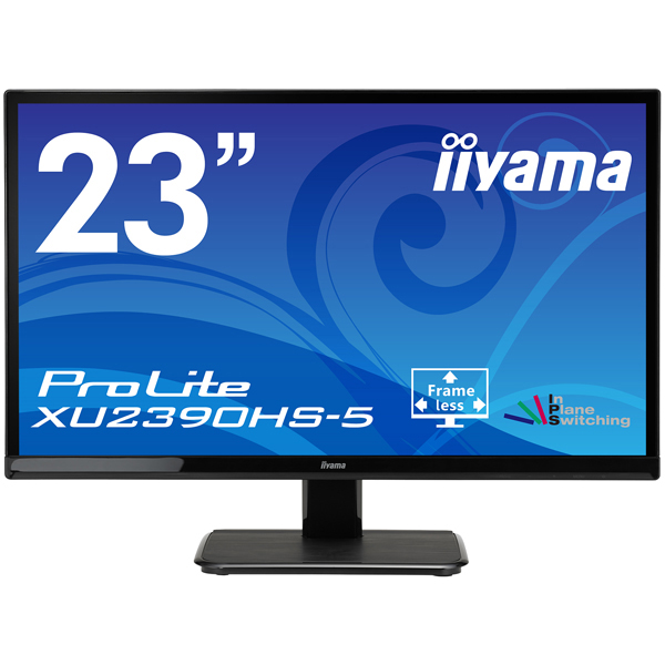 iiyama 23型ワイド液晶ディスプレイ ProLite XU2390HS-5 (AH-IPSパネル/フルHD/D-Sub/HDMI) XU2390HS-B5: