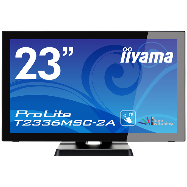 iiyama 23型マルチタッチパネル液晶ディスプレイ ProLite T2336MSC-2A (IPS方式パネル/フルHD/D-Sub/HDMI/DVI-D） T2336MSC-B2A: