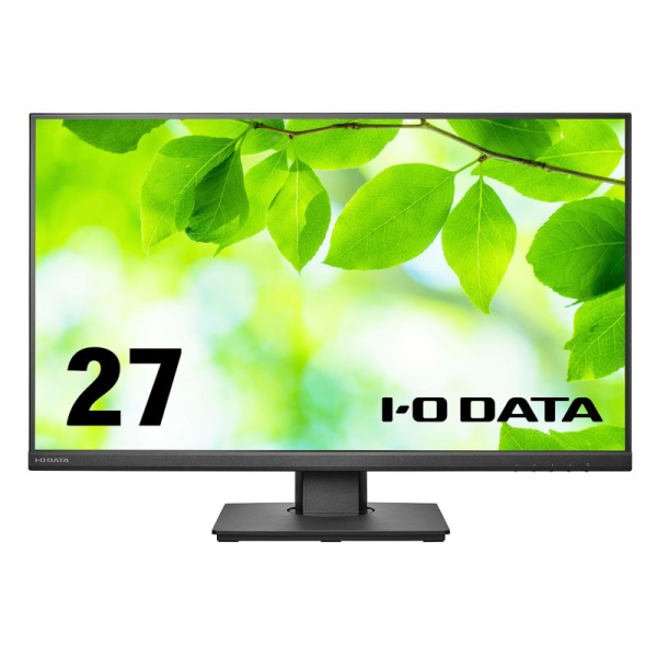 I-O DATA ワイド液晶ディスプレイ 27型/1920×1080/アナログRGB、HDMI、DisplayPort/ブラック/スピーカー：あり/5年 LCD-DF271EDB-F: