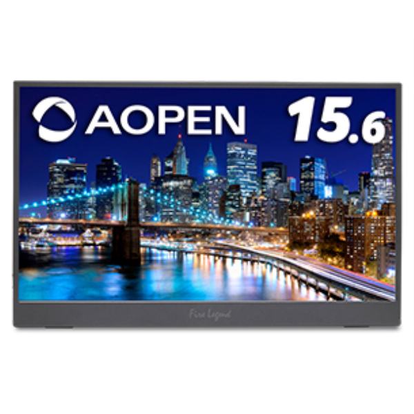 AOpen 液晶ディスプレイ 15.6型/1920×1080/Mini HDMI×1、USB Type-C ×2/BK/1W+1Wスピーカー/IPS/非光沢 16PM1QAbmiuuzx: