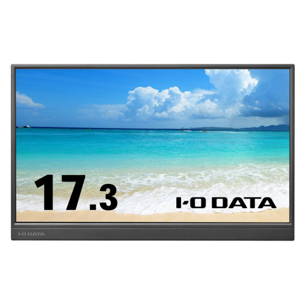 I-O DATA モバイルディスプレイ 17.3型/1920×1080/HDMI(ミニ)、USB Type-C(DisplayPort Alt Mode)/BK/スピーカー有 LCD-YC171DX: