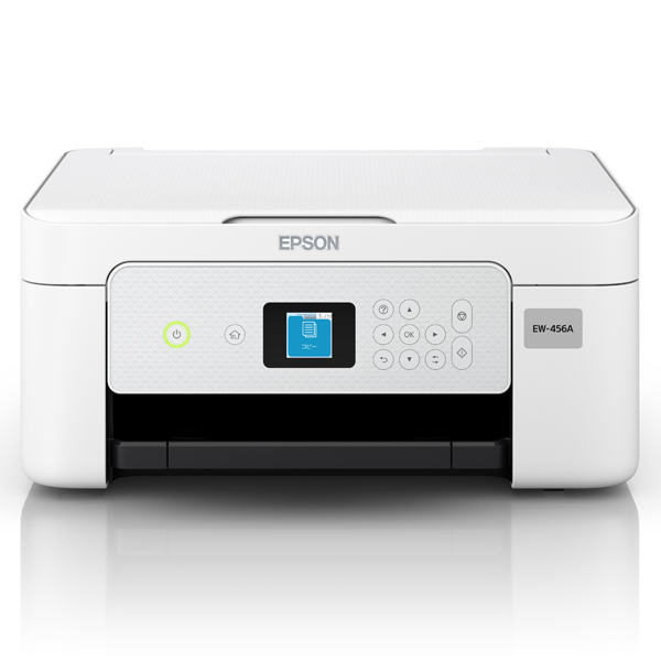 EPSON A4カラーインクジェット複合機/Colorio/4色/無線LAN/Wi-Fi Direct/両面/1.44型液晶 EW-456A: