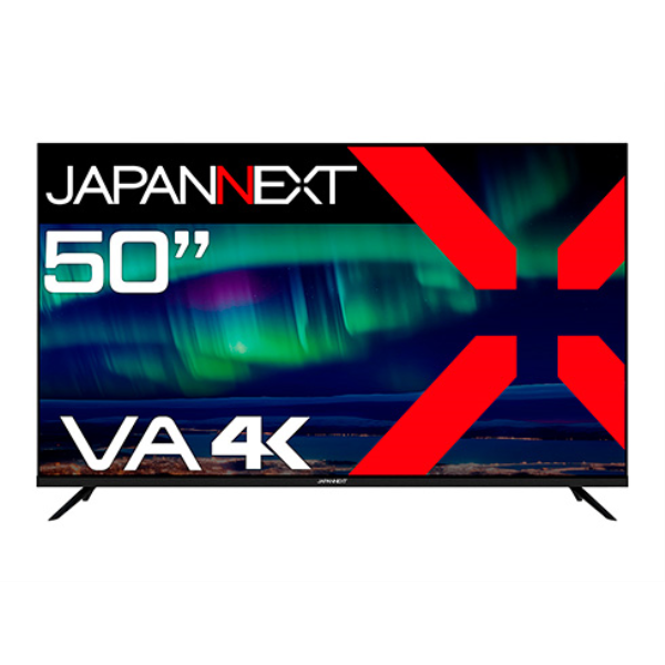 【別途送料有り】 JAPANNEXT 【法人限定】液晶ディスプレイ50型/3840×2160/HDMI×3、USB×2/BK/スピーカー/1年保証 JN-V500UHDR-U: