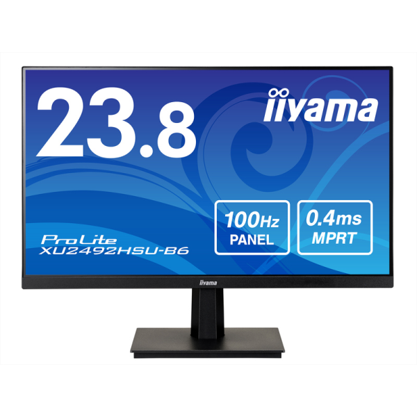 iiyama 液晶ディスプレイ 23.8型/1920×1080/HDMI、DisplayPort/ブラック/スピーカー/IPS方式 XU2492HSU-B6: